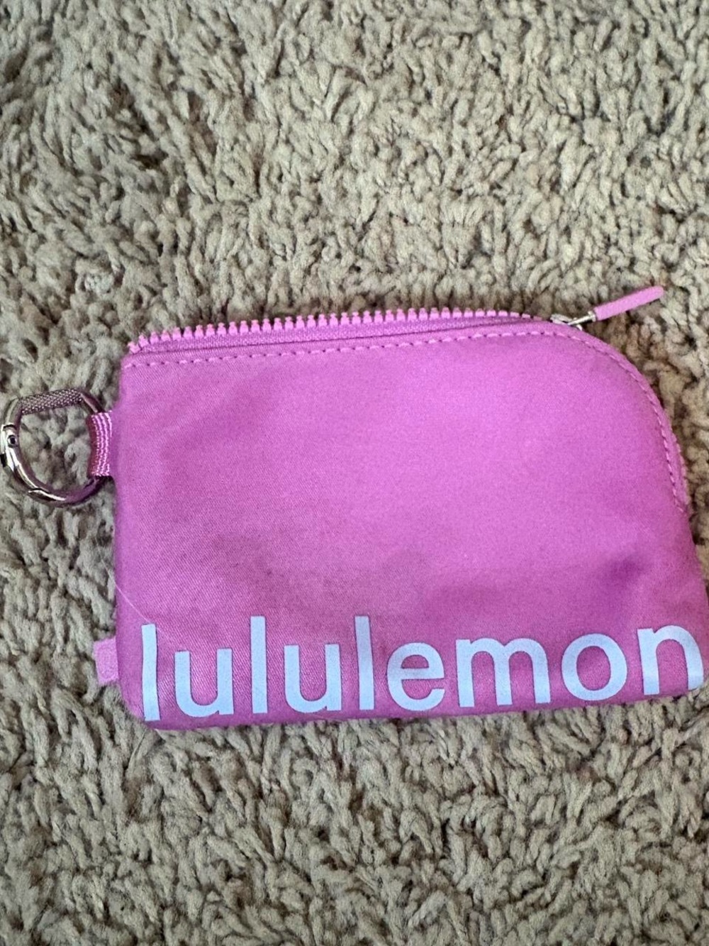lululemon athletica Pink Key & Card Holder Pouch